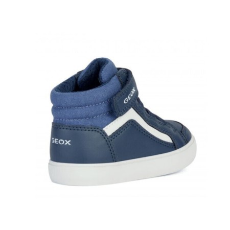 Geox Παιδικά Sneakers High Ανατομικά Μπλε Gisli B